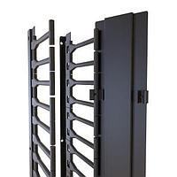 Hammond Manufacturing H1VFMC3148UBK Cable Managers 48U 31.5W H1 VERT FINGER MGR