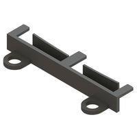 Essentra Components EFA04-60-001 Fiber Guide Straight Guide,Black