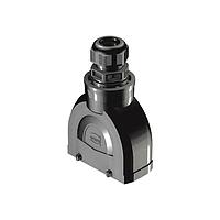 HARTING 19431160427 Hoods HAN-ECO 10B DBL LVR TP ENTRY, M32 W/ GLN