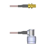 Amphenol Custom Cable Q-2X02D000R060i RF Cable Assemblies SMA-SJB/N-RP G316D 60I