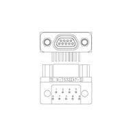 DEUTSCH - TE Connectivity 9-1532247-5 Micro-D D-Sub Connectors FINISHED ASM- MCK- N1-P-9SRT1A