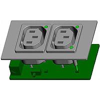 Schurter 6610.1354 AC Power Entry Modules 6610 Connector Outlet 10A F