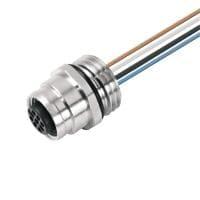 Weidmuller 1861270000 Circular Metric Connectors SAIE-M12B-8-0.5U-PG9
