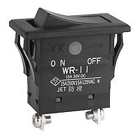 NKK Switches WR11AT/CUL Rocker Switches SPST SPDT ON NON OFF BLK SCRW LUG,EPXY SL