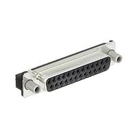 AMP Connectors - TE Connectivity 748612-1 Receptacle 25 RCPT HD 20 BRDLK
