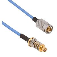 Amphenol SV Microwave FQSMPM-047-FV67SMPM-060 RF Cable Assemblies SMPM F QB to VITA 67.1/2 SMPM   6"Cable