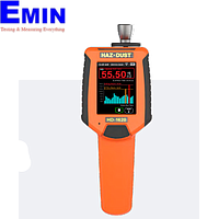 HAZDUST HD 1620 Multi-parameter, hand-held, real-time respiratory air monitor (+/- 2 ug/m3 or 0.002 mg/m3)