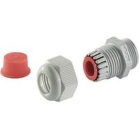 BOPLA 10000510 Cable Glands, Strain Reliefs & Cord Grips PLUG, BLANK, VS BF 16, POLYETHYLENE, RED
