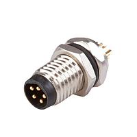 Same Sky (formerly CUI Devices) CDM814-05B-MT-F810-67 Straight 5 Pins Panel Mount Crimped Pc Pins Front M10 x 0.75 BCoding Screw Copper Alloy