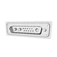 NorComp CDFR3W3113L262 Mixed Contact D-Sub Connectors 3W3 R/A solder M 30u 4-40 thrd brkt 20Amp
