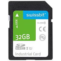 Swissbit SFSD032GL3BM1TO-I-HG-2CP-STD SD Cards Industrial SD Card, S-46, 32 GB, PSLC Flash, -40C to +85C