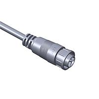 Amphenol LTW PWC-03AFMM-LL7D03 Specialized Cables Power, PWC, Plastic, 20A, 03 pins, Female Connector, Male Contact, Straight, 2 Points Lock, Overmolded, Length 3000mm, IP67