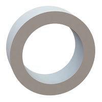 Essentra Components 13RS034004 Round Round Spacer, .255 ID, .355 OD, .130 Length