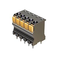 HARTING 14021115101000 Fixed Terminal Blocks har-flexicon, 11pin Terminal Block w/ push-in spring cage termination - 30-16AWG, vertical pcb mount (THR/SMC), 10Amps, pitch 3.81mm