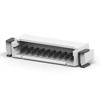 AMP Connectors - TE Connectivity 1-1734261-0 Shrouded 10 POS HDR R/A SMT 1.25mm