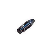 NEUTRIK NC7FXX-BAG Cable Connectors 7P FEM BLACK HOUSE SILVER CONTACTS