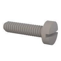 Essentra Components 50M020040F008 Machine Screw Fillister Slotted Screw, M2 X .4 Thread, 8mm Lg