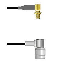Amphenol Custom Cable Q-2R04W0008012i RF Cable Assemblies SMA-RJB/TNC-RP RG58 12I