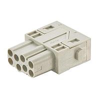 HARTING 09140085101 Modules Han EE 8pin module Female Push-In for AWG 20-14 (0.5-2.5mm)