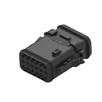 DEUTSCH - TE Connectivity 934457511 Connectors 18CCT PLUG BLACK KEYING A W/SEAL & HS