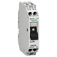 SCHNEIDER GB2CD09 Circuit Breakers 2.0A W/AUX CIRCUIT CIRCUIT PROTECT