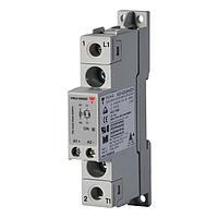 Carlo Gavazzi RGS1A60A50KKEDIN Single Phase Relays 1-pole DIN-rail mount SSR, E-layout, Zero-cross switching, Operating voltage (Ue): 42 - 660 Vac (1200 Vp), Rated current (Ie): 12 Aac, Control voltage (Uc): 20 - 275 Vac / 24 - 190 Vdc, Built-in overvoltage protection