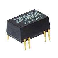 TRACO Power TDR 3-1212 Isolated Product Type: DC/DC; Package Style: DIP-14; Output Power (W): 3; Input Voltage: 9-18 VDC; Output 1 (Vdc): 12; Output 2 (Vdc): N/A; Output 3 (Vdc): N/A
