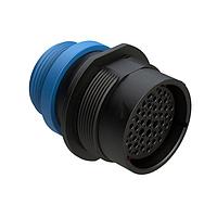 Amphenol SINE Systems AHDP04-24-47SR-STA Connectors 47 Position Receptacle, Socket, Shell Size 24, Reduced Diameter Seal (Blue), Small Thread Adapter