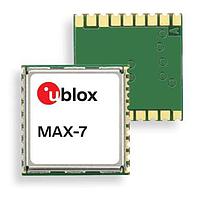 u-blox MAX-7Q-0 GPS Modules u-blox 7 GNSS module ROM, TCXO LCC, 9.7x10 mm, 500 pcs/reel / NRND