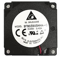 Delta Electronics, Inc. BFB03512HA-C Blowers Blower, 35x10mm, 12VDC, 1.84CFM, 0.08A, 0.96W, Ball, Leads, Lock Rotor Sensor