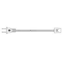 Qualtek Electronics 07100-SPO24 Cord 24" STRAIGHT PLUG SPT-1