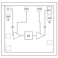 Analog Devices HMC578-SX Multiplier GaAs PHEMT MMIC ADA, 24 - 33 GHz Output