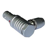 Adam Tech MMI-M1PRG04S52 Plugs Male, Cable Plug, 4 Pos, R/A, Back Nut