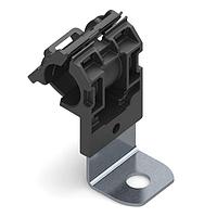HellermannTyton 151-01969 Ratchet Clamp Ratchet P-Clamp, 0.52 - 0.77" Bundle Dia, 90 Short, 0.41" Hole Dia, PA66HIRHSUV/SS304, Black, 280/ctn
