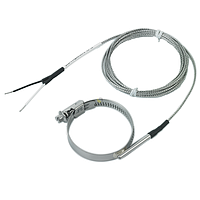 Sterling Sensors TSJUBTJXL02M0AS7 Pipe Clip Thermocouple (Type T 2M 150-300mm; -50~250°C)