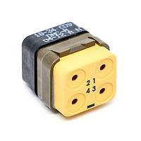 DEUTSCH - TE Connectivity DMC-M04-12AN Rectangular MIL Spec Connectors DMC INS P 4C 4#12 N LC