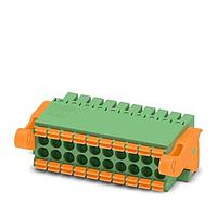 PHOENIX CONTACT 1790564 Plugs 10 Pos 3.5mm Dbl Row Plug 24-16AWG Sprin
