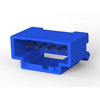 AMP Connectors - TE Connectivity 5-1971800-2 Shrouded GI CONN 2.5 HDR 5P BLUE