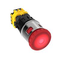 Banner Engineering SSA-EB1ML1P-13 Push Turn SSA-EB1 Panel-mount Emergency Stop Push Button; Lockable Illuminated 44 mm Actuator; Contacts: 3NC/1NO; Screw Terminals; 30 mm mounting hole