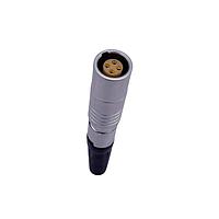 NorComp 821B004-273L701 Connectors IP50 Female Push-Pull Cable Mount 4 Position Straight Solder Cup