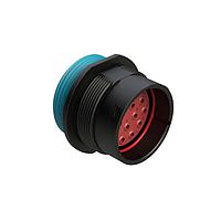 Amphenol SINE Systems AHDP04-24-16PR-WTA Automotive Connectors Size 24 receptacle, 16 positions, pin, standard arrangement, reduced diameter seal,wide thread adapter