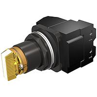 SIEMENS 52SX7CD9A0 Control Switches SEL SWITCH,ILLUM,3-POS,24V,AMB KNOB,1BJK