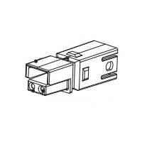 Anderson Power Products 4827G6-BK Housings PPMX 2-PIECE BLACK HOUSING ONLY - BULK