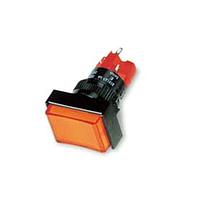 E-Switch D16EET23 Standard Switches Pushbutton, 3PDT, On-On, Panel Mount, Front