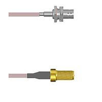 Amphenol Custom Cable Q-040710005096i RF Cable Assemblies BNC-SJB/SMA-SJ G316 96I