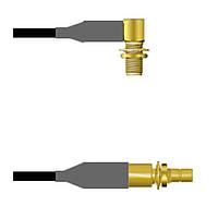 Amphenol Custom Cable Q-2R03Q0008008i RF Cable Assemblies SMA-RJB/SMB-SJB RG58 8I