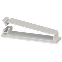 Essentra Components FCW-29-19 Flat Cable Clamp Clamp,Flat/Rnd,Adh Mnt,Natural