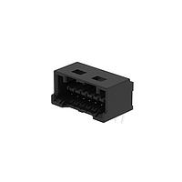 Molex 503175-0301 Headers & Wire Housings 1.50mm Pitch, CLIK-Mate PCB Receptacle, Single Row, Through Hole, Right-Angle, Tin Plating, Positive Lock, with Peg, 3 Circuits, Black