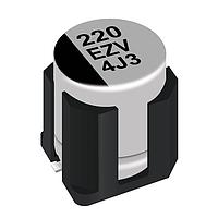 PANASONIC EEH-ZV1E331V Aluminum Hybrid Polymer Capacitors SMD 25V 330uF 125degC 4000h Anti-V type AEC-Q200