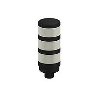 Banner Engineering TL70GORYBAQ Tower Lights TL70 Tower Light; Black Housing: 5-Color Audible Indicator; Voltage: 12-30 V dc; Environmental Rating: IP65; Input: Bimodal; Colors: Green Orange Red Yellow Blue; 8-pin M12 Integral QD